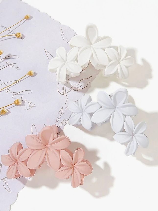 Flower Hair Clip 3 pieces