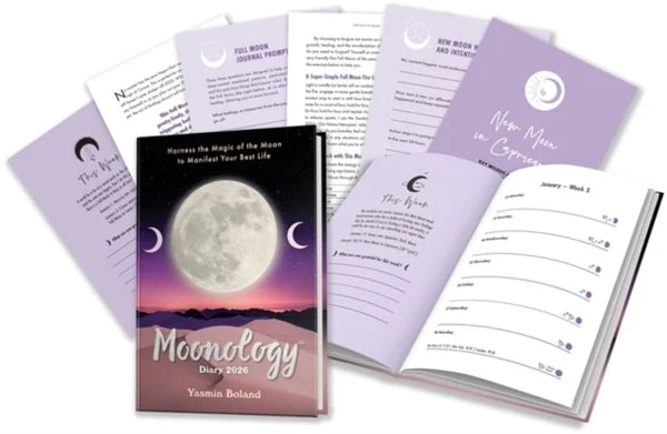 Moonology diary/dagbok 2026