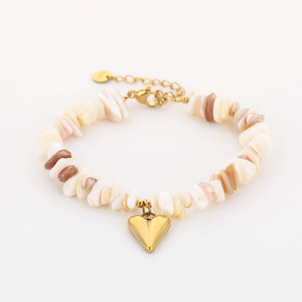 Bracelet Shell Heart