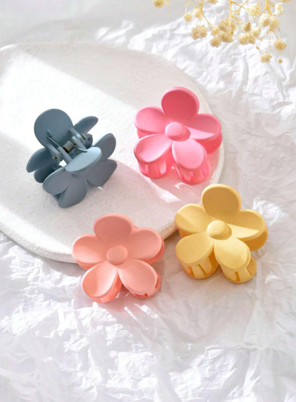 Mini Flower Hair Clip 4 pieces