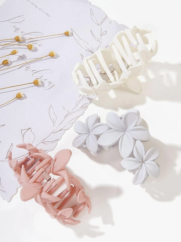 Flower Hair Clip 3 pieces