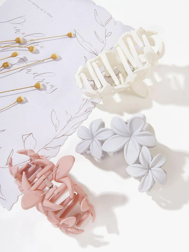 Flower Hair Clip 3 pieces