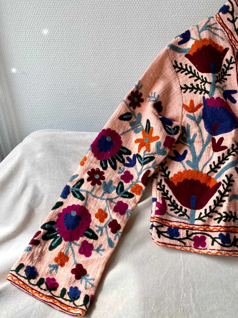 Suzani Floral Jacket India Fall Autumn