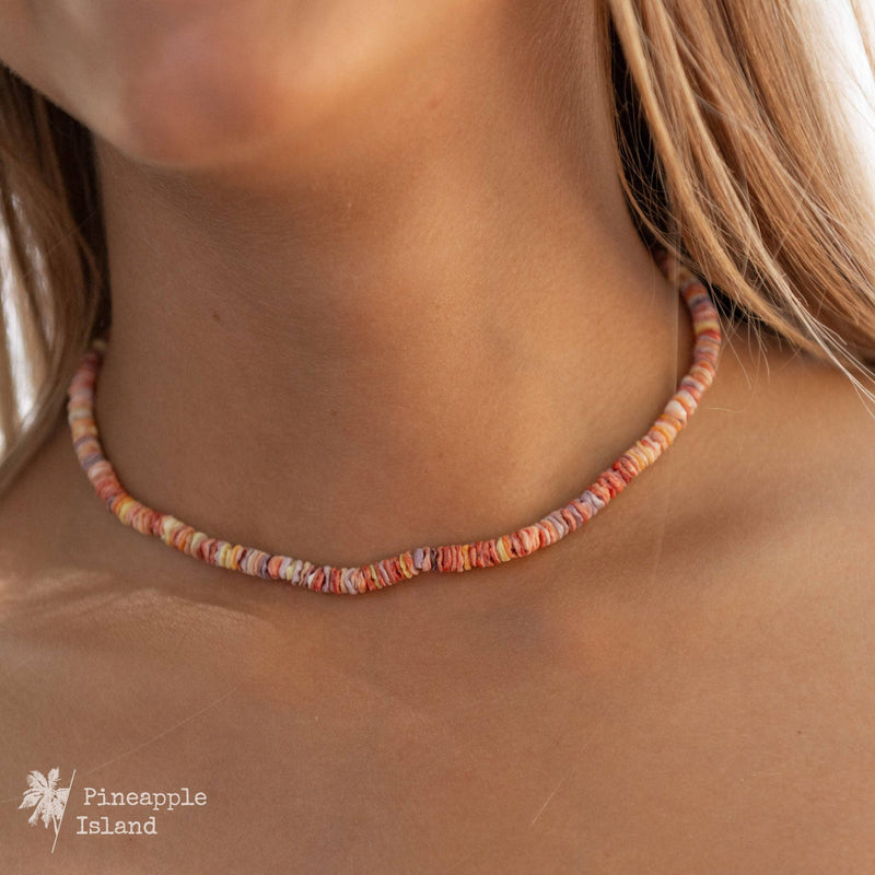 Ahiki Natural Bead Necklace, by Pineapple Island