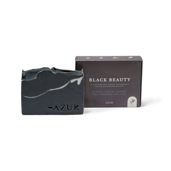 BLACK BEAUTY | natural face cleansing bar | purifying