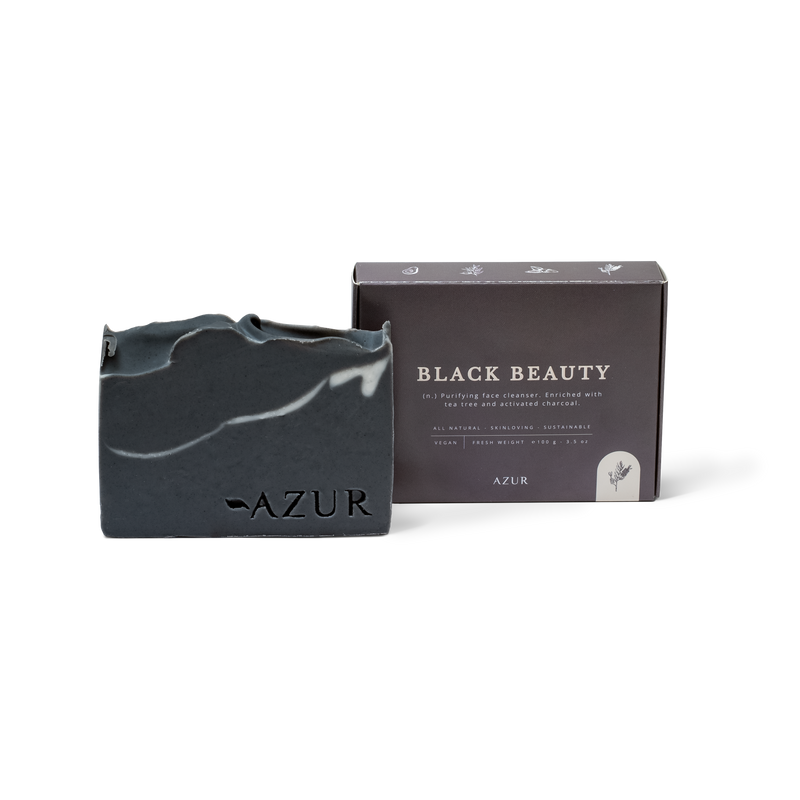 BLACK BEAUTY | natural face cleansing bar | purifying
