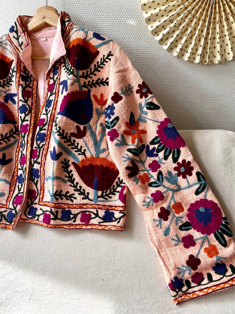 Suzani Floral Jacket India Fall Autumn