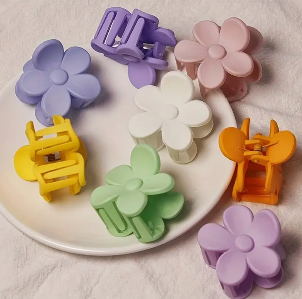 Mini Flower Hair Clip 8 pieces