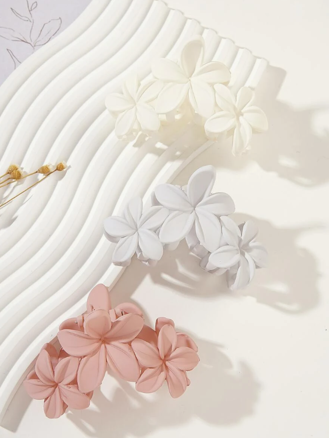 Flower Hair Clip 3 pieces