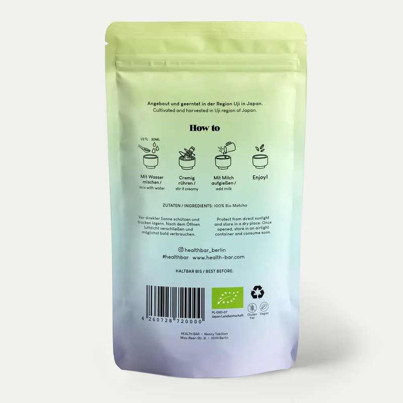 Økologisk Matcha-te Seremoniell 50 g