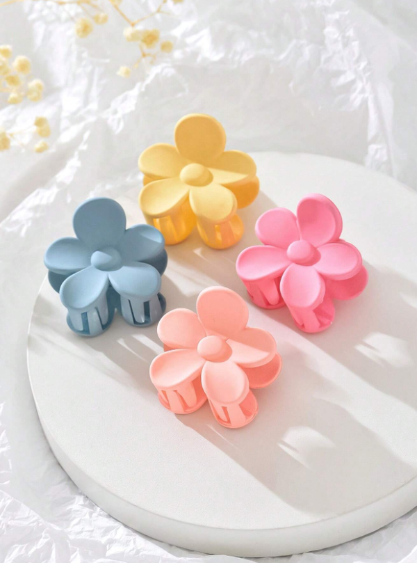 Mini Flower Hair Clip 4 pieces