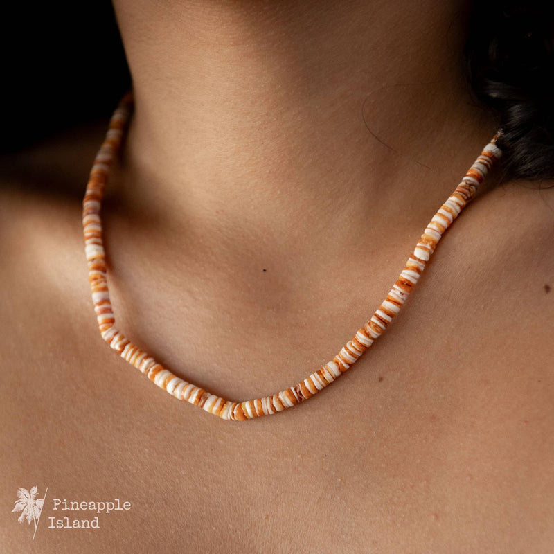 Ahiki Natural Bead Necklace, by Pineapple Island