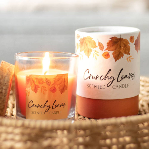 Crunchy Leaves Fall Autumn Candle