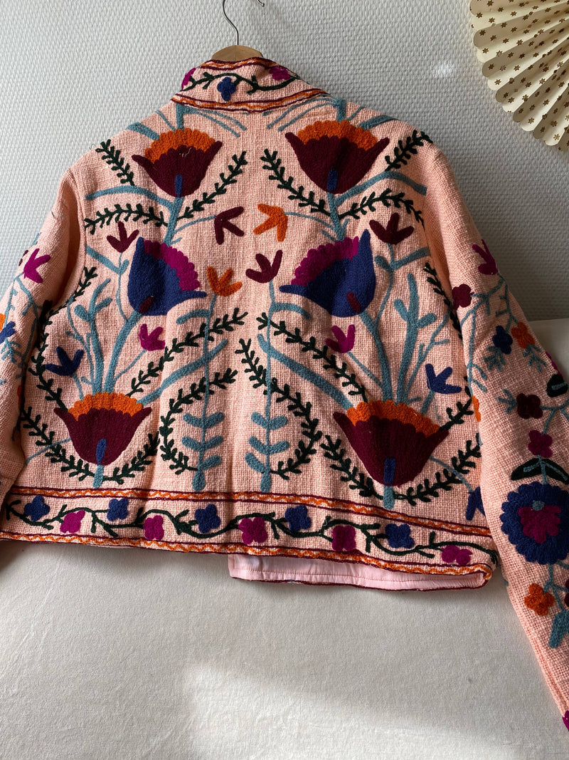 Suzani Floral Jacket India Fall Autumn