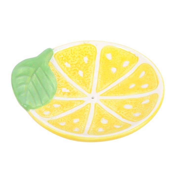 Lemon Slice Incense Stick Holder