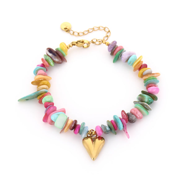 Armbånd Shell Heart