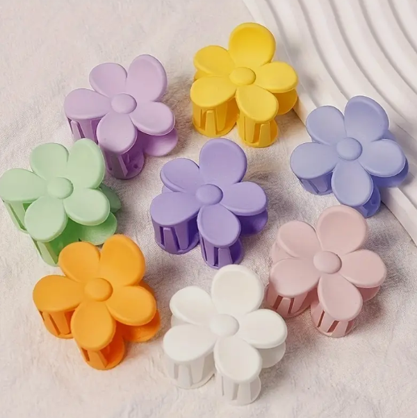 Mini Flower Hair Clip 8 pieces
