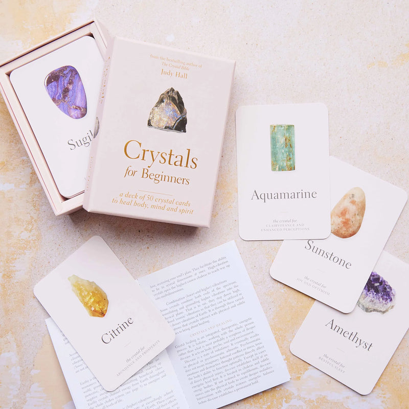 Crystals for Beginners Card Deck - Judy Hall